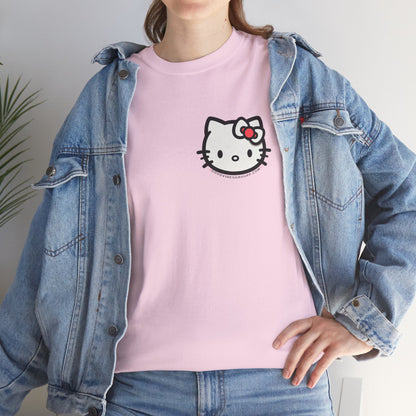 Bow Cat Unisex Heavy Cotton Tee