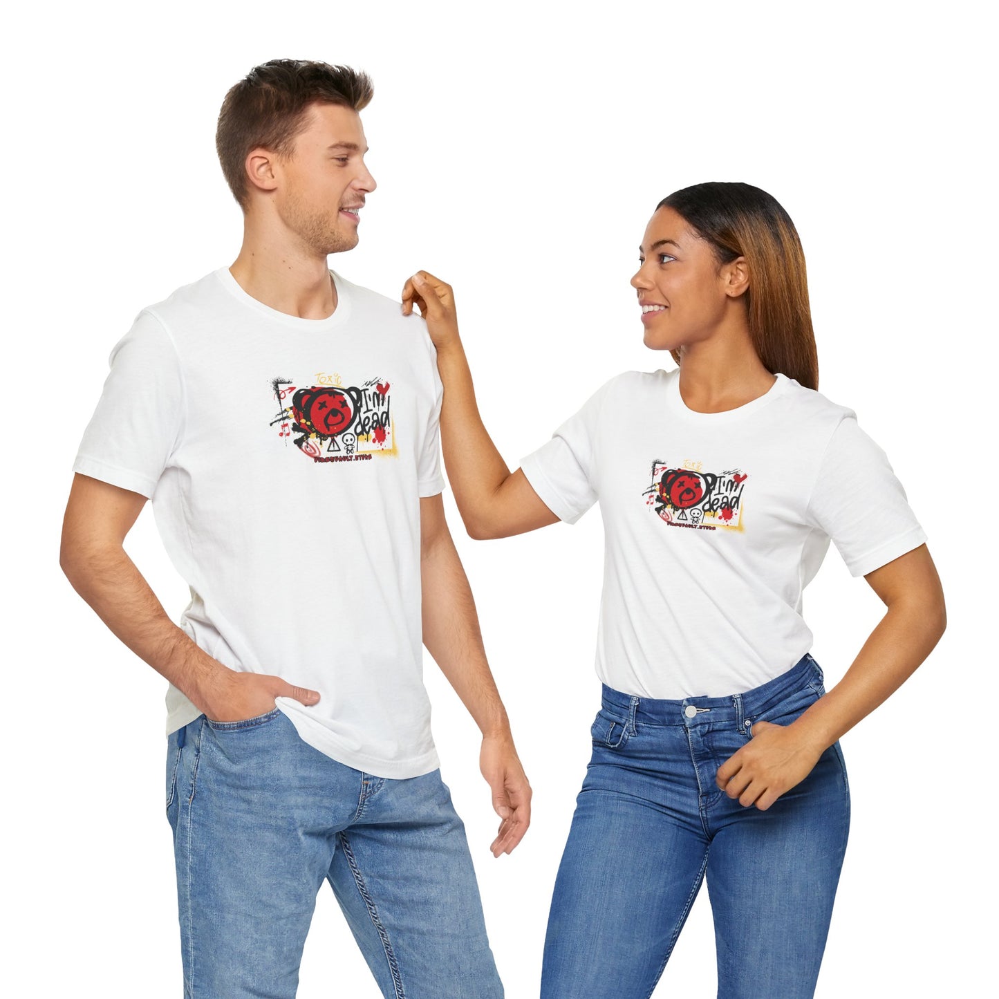 I'm Dead Teddy Bear Unisex Graphic T-Shirt