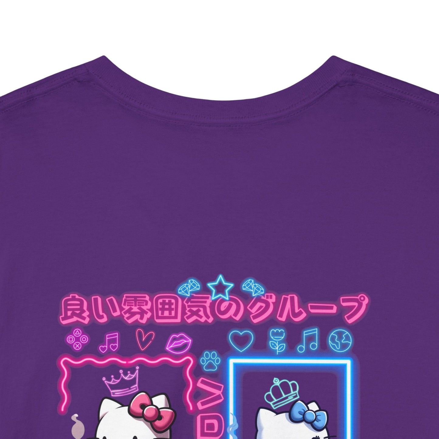 Neon Kitty Unisex Heavy Cotton Tee