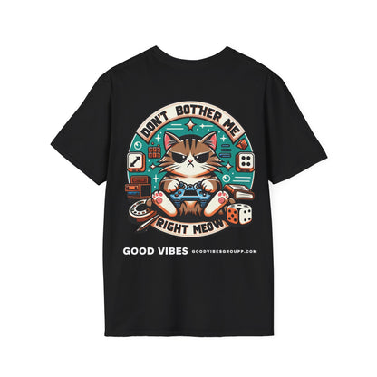 Grumpy Cat Gaming Shirt - Don't Bother Me Right Meow