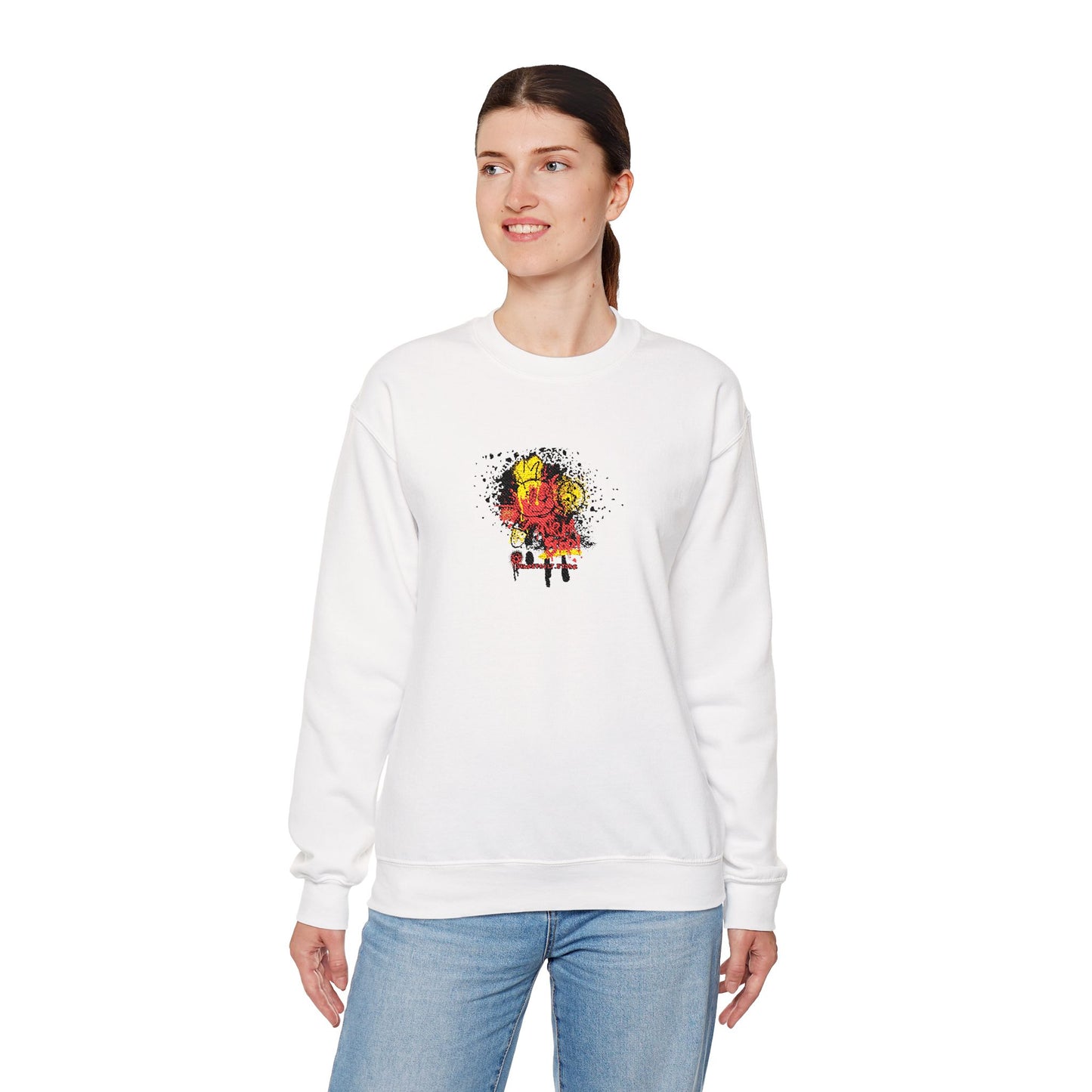 Royal Teddy Bear Sweatshirt Unisex Heavy Crewneck