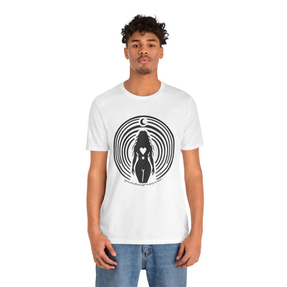 Moon Child Unisex Jersey Short Sleeve Tee - Kesha Rainbow Album Inspired Unique Art - Body Positivity Moons Heart - Graphic T-Shirt Clothes