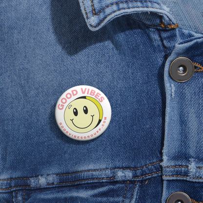 Good Vibes Smile Pin