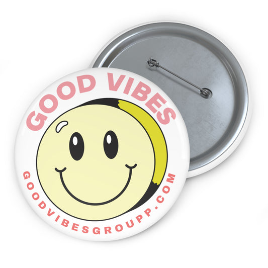 Good Vibes Smile Pin
