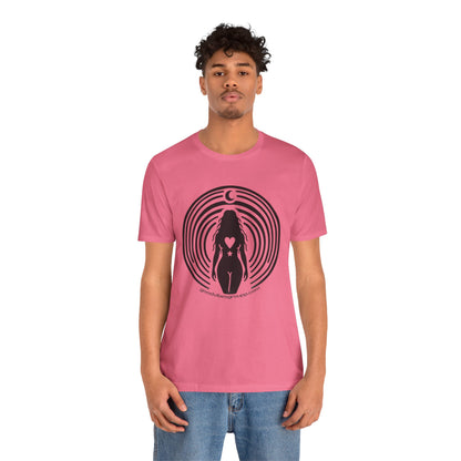 Moon Child Unisex Jersey Short Sleeve Tee - Kesha Rainbow Album Inspired Unique Art - Body Positivity Moons Heart - Graphic T-Shirt Clothes
