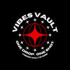 Vibes Vault Logo Sweatshirt with Globe Stars Unisex Heavy Crewneck