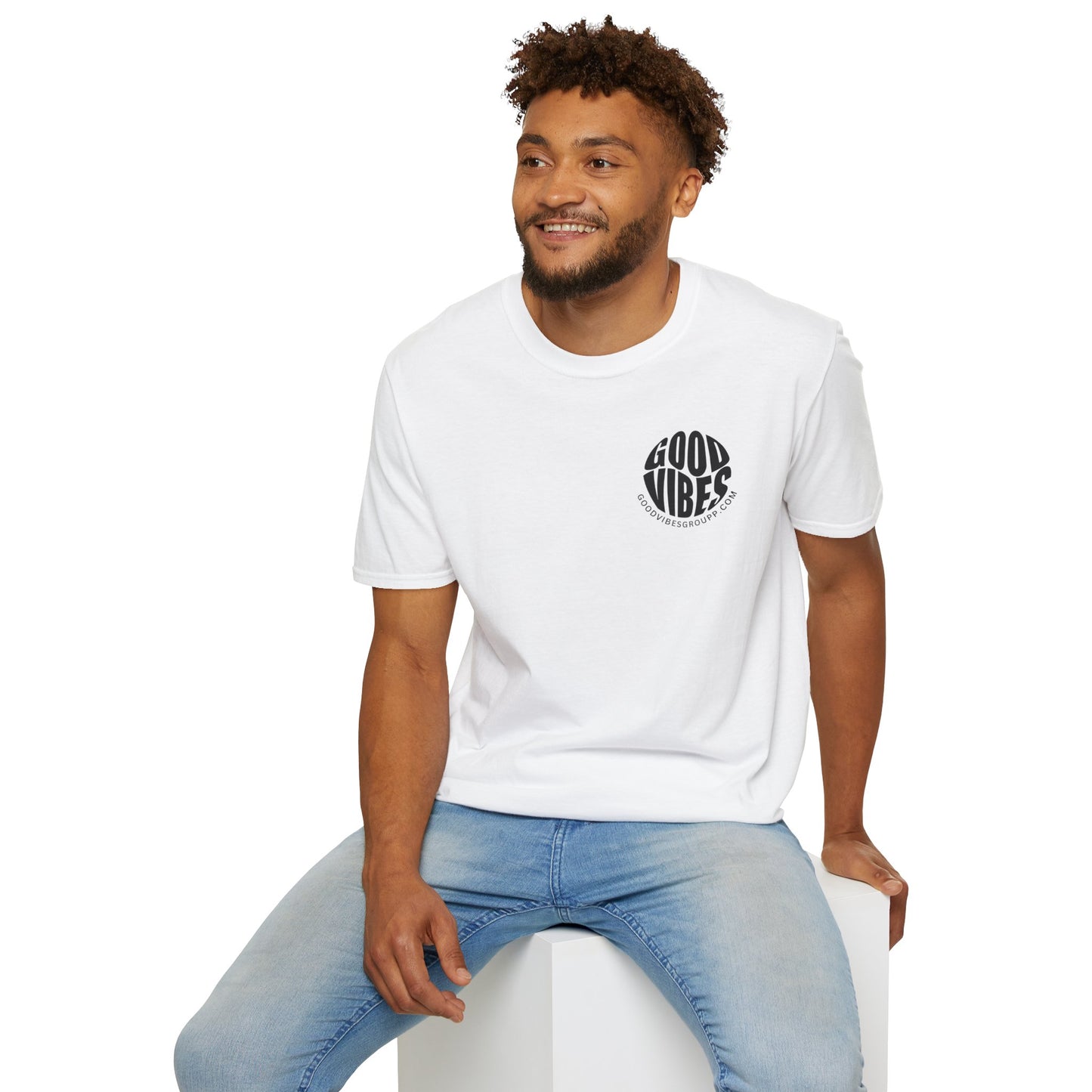 Vibes Circle T-Shirt 100% Cotton