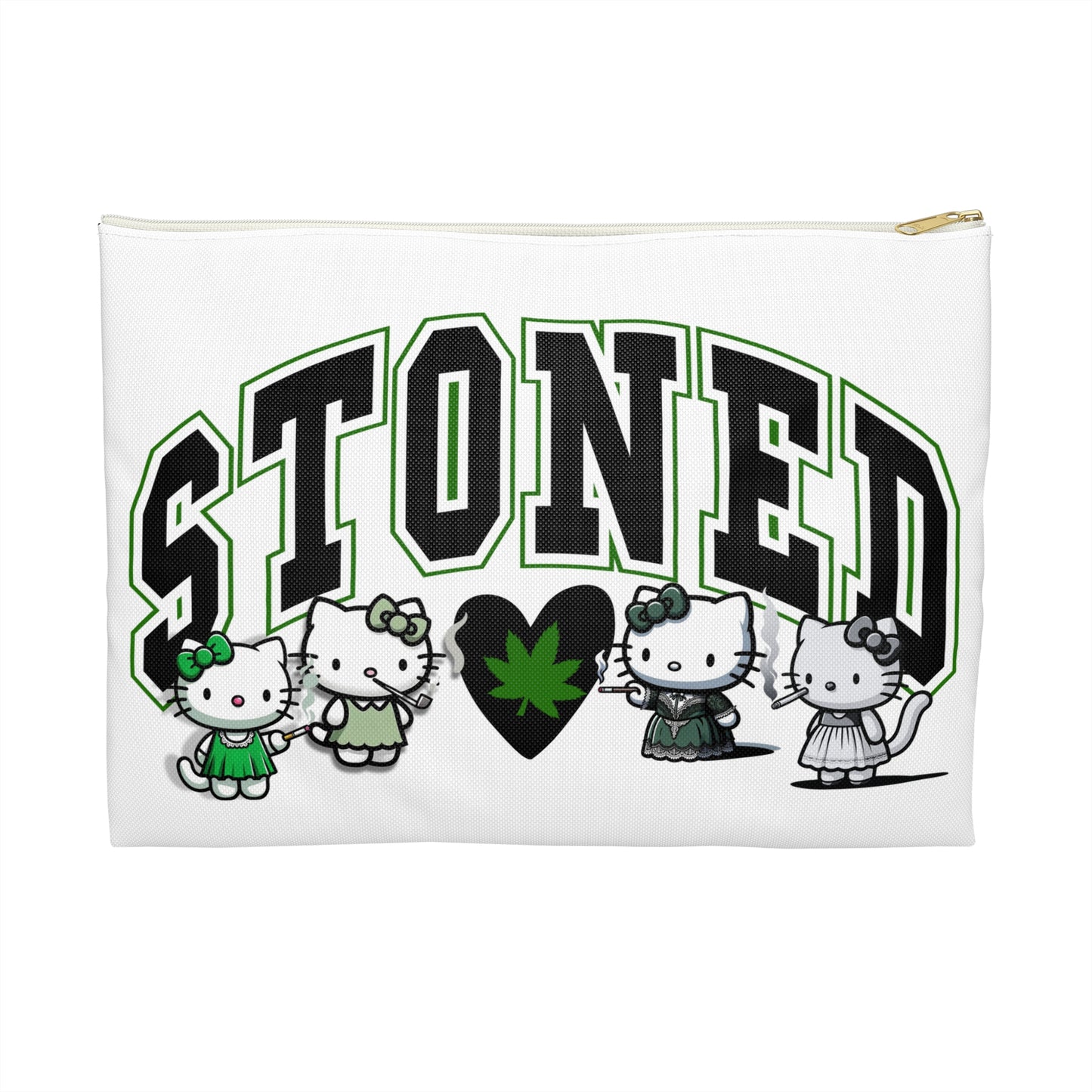 Stoned Cats Zip Close Bag