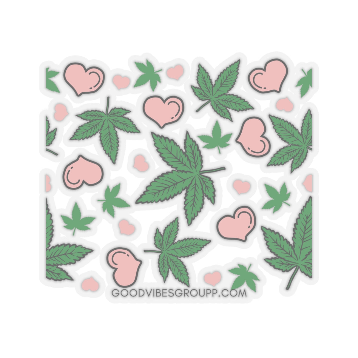 Weed Love Sticker