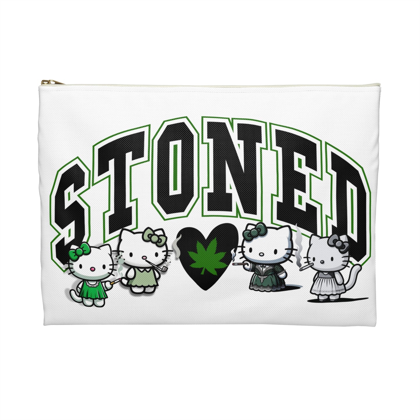 Stoned Cats Zip Close Bag