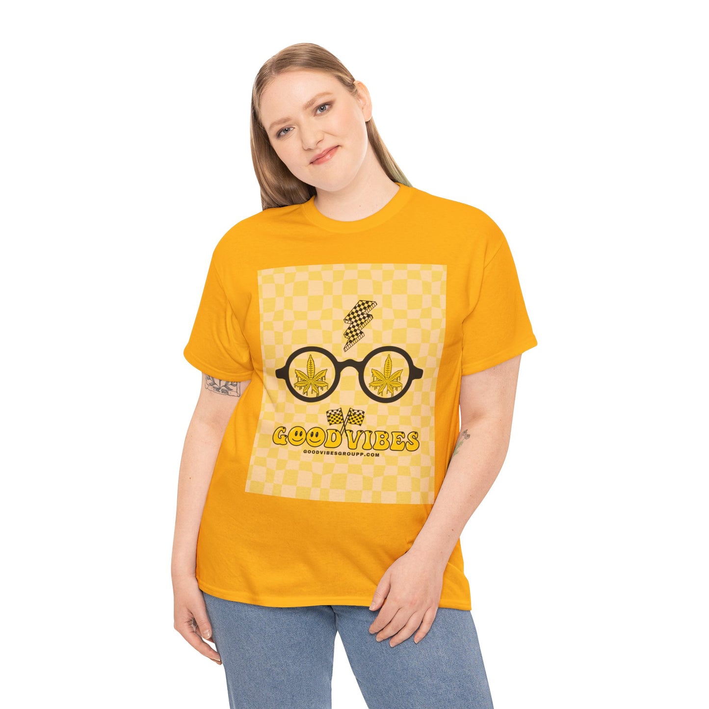 Weed Wizard Unisex Heavy Cotton Tee Yellow