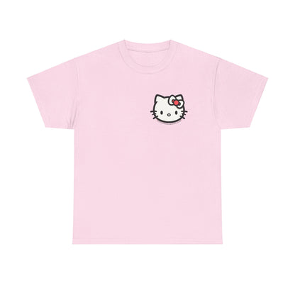 Bow Cat Unisex Heavy Cotton Tee