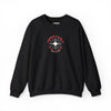Vibes Vault Logo Sweatshirt with Globe Stars Unisex Heavy Crewneck