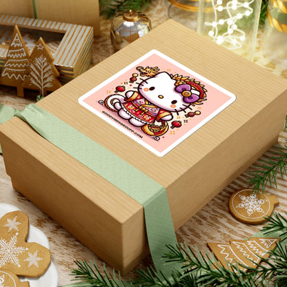 Sticker Cute Cat Luna New Year