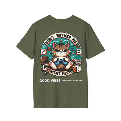 Grumpy Cat Gaming Shirt - Don't Bother Me Right Meow