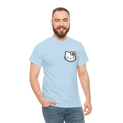 Bow Cat Unisex Heavy Cotton Tee