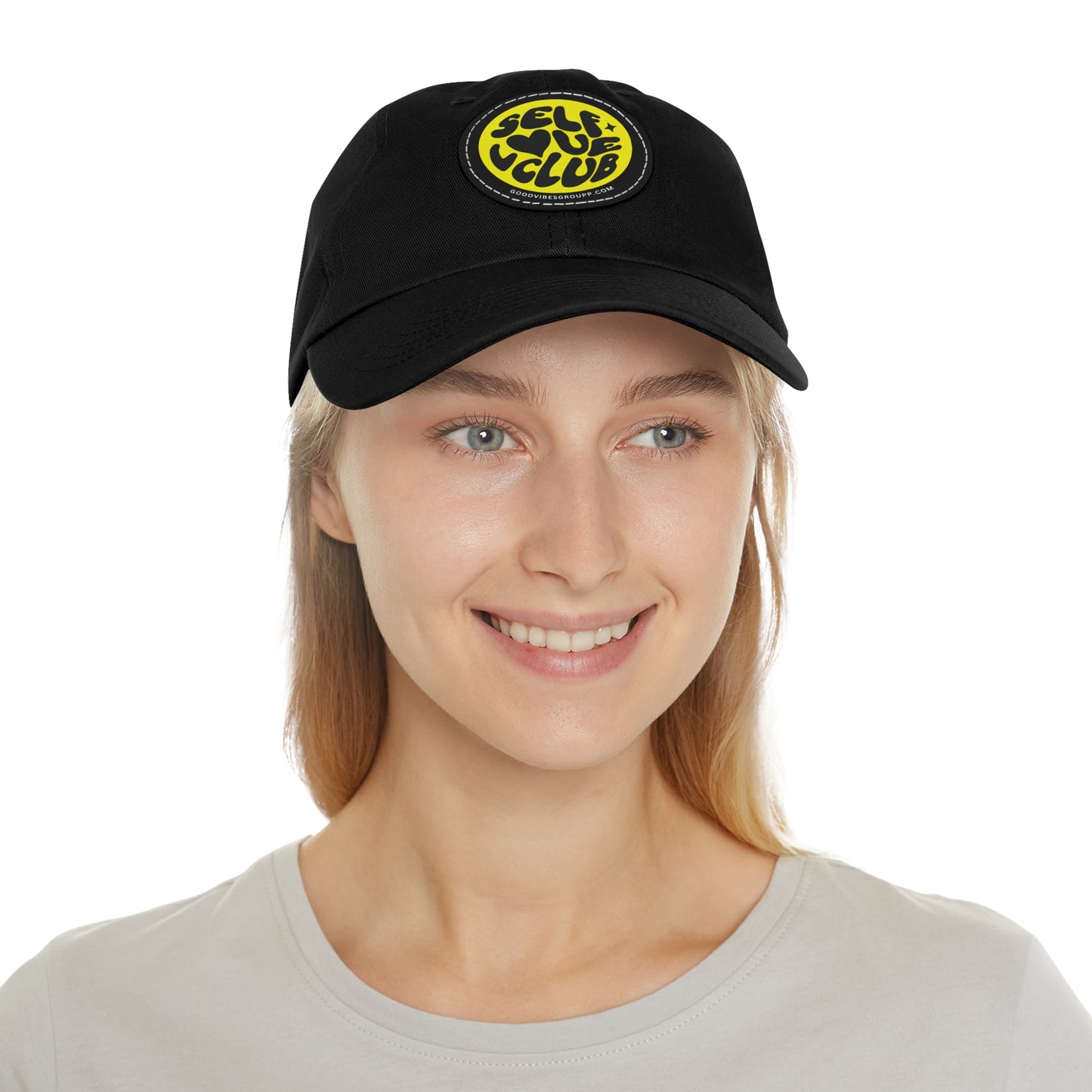 Self Love Club Leather Patch Baseball Cap