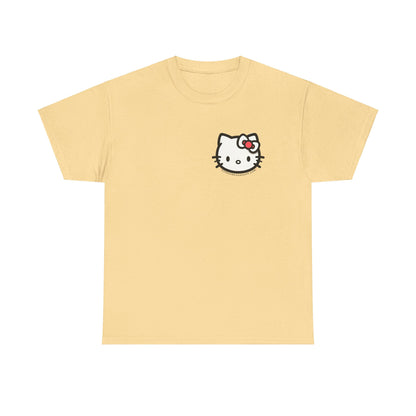 Bow Cat Unisex Heavy Cotton Tee