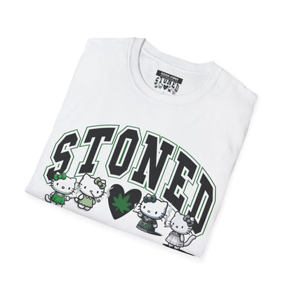 Stoned Cats T-Shirt - Cute Kawaii Cat Lovers