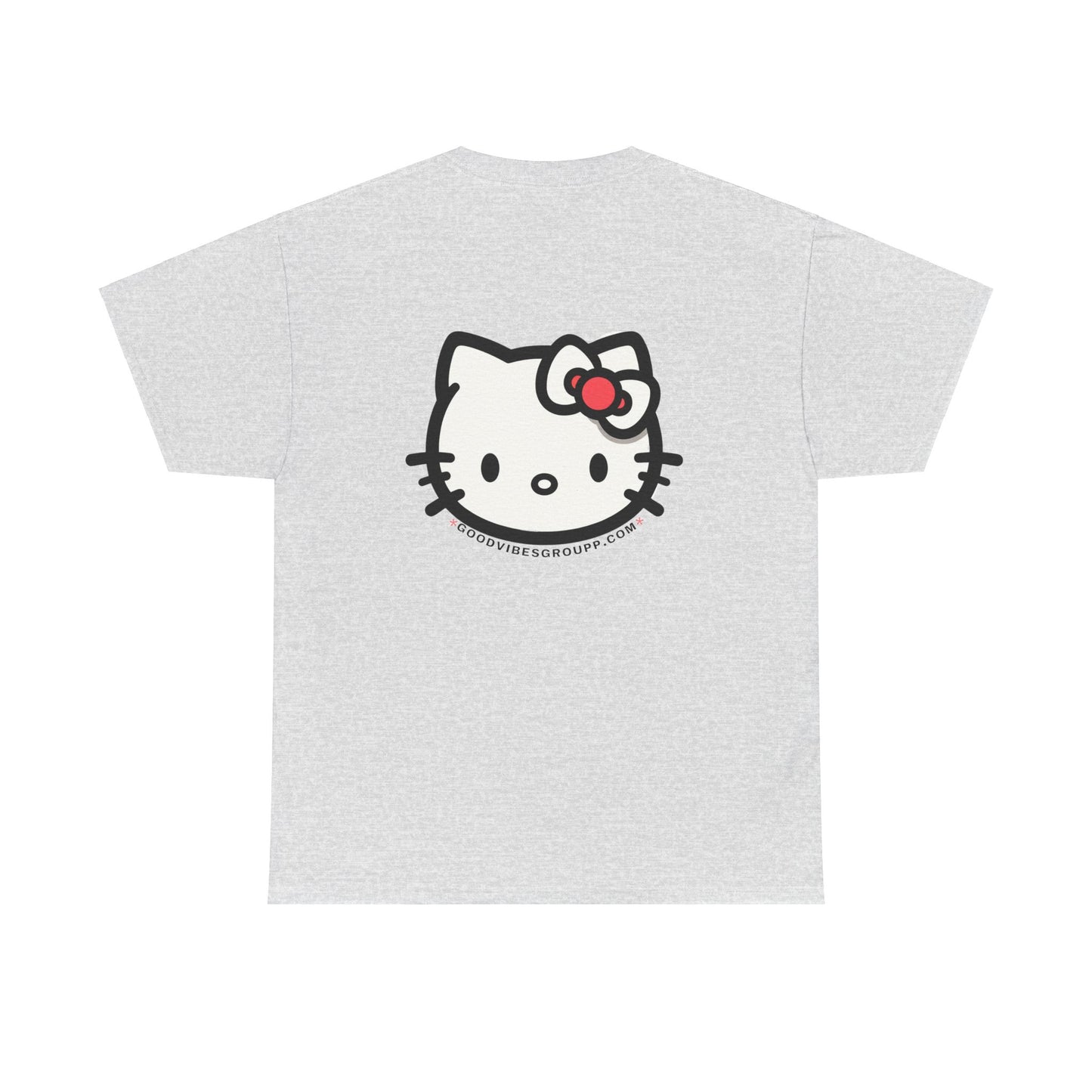 Bow Cat Unisex Heavy Cotton Tee