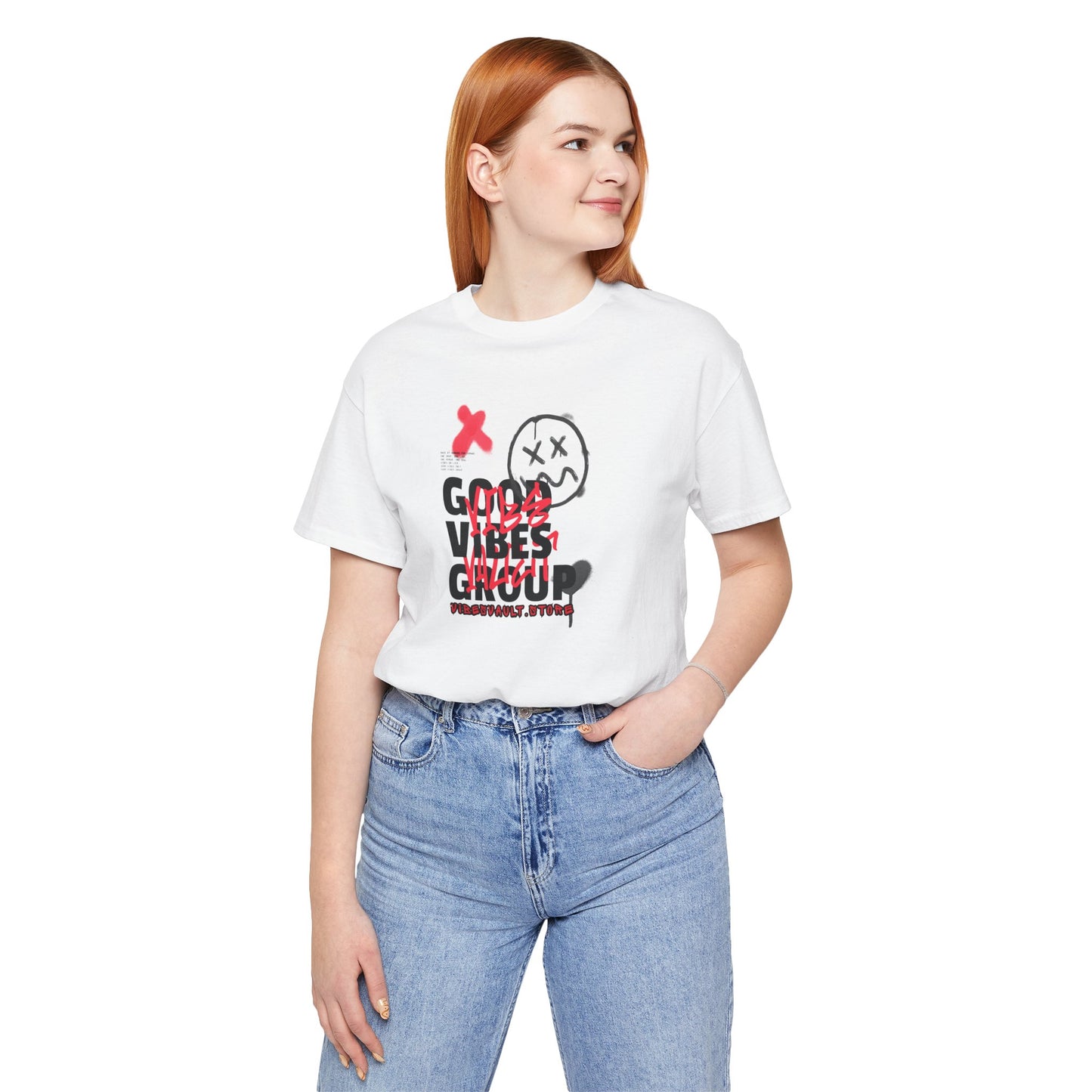 Good Vibes Group Vibes Vault Logo Unisex Graphic T-Shirt