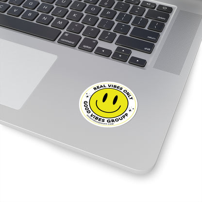 Real Vibes Only Viynl Stickers