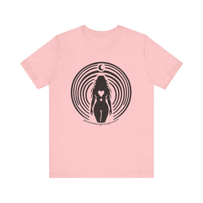 Moon Child Unisex Jersey Short Sleeve Tee - Kesha Rainbow Album Inspired Unique Art - Body Positivity Moons Heart - Graphic T-Shirt Clothes
