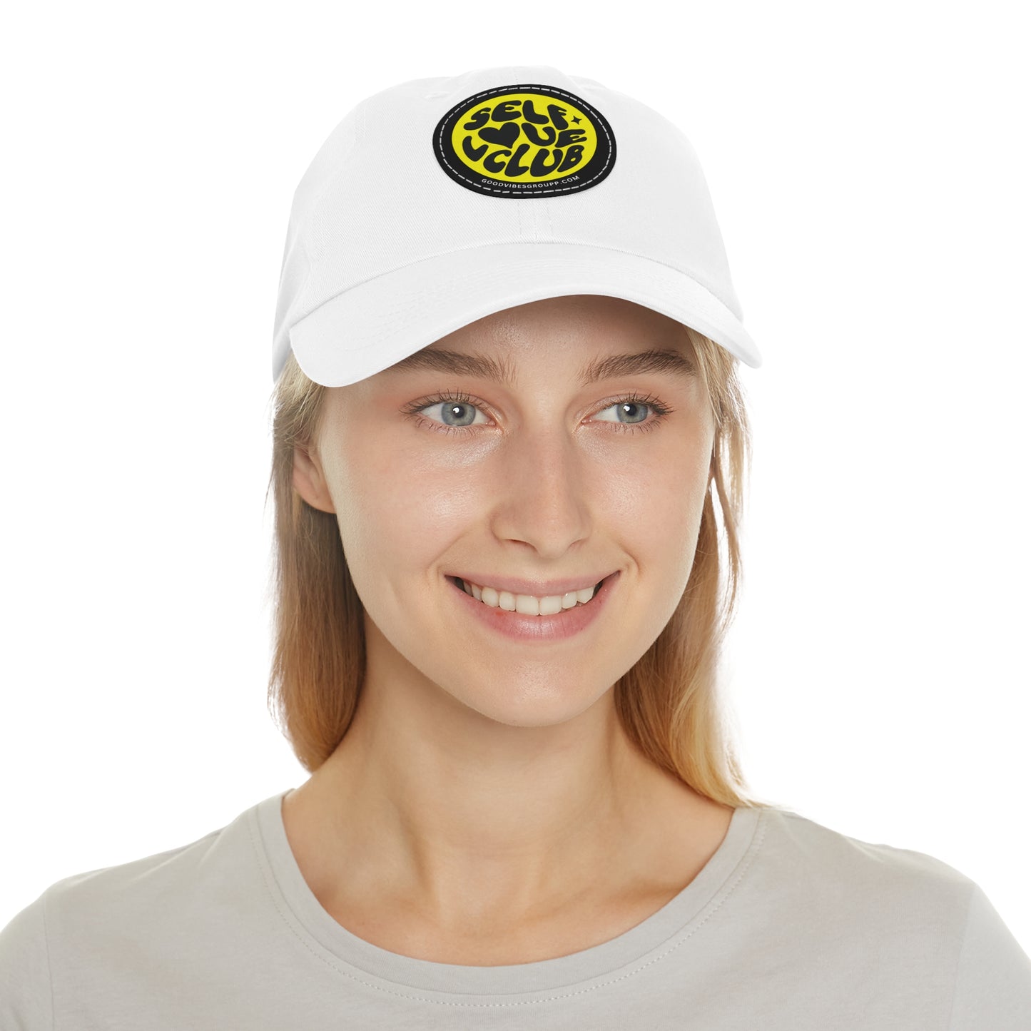 Self Love Club Leather Patch Baseball Cap