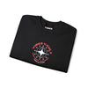 Vibes Vault Logo Sweatshirt with Globe Stars Unisex Heavy Crewneck