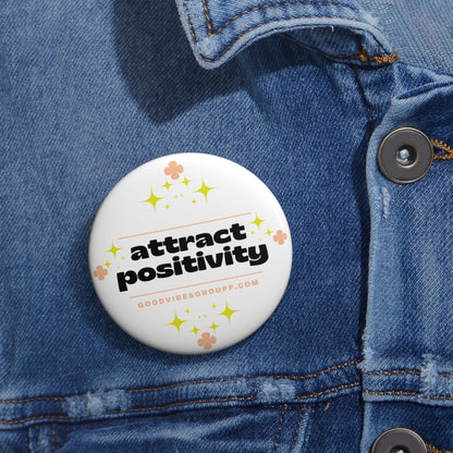 Attract Positivity Safety Pin