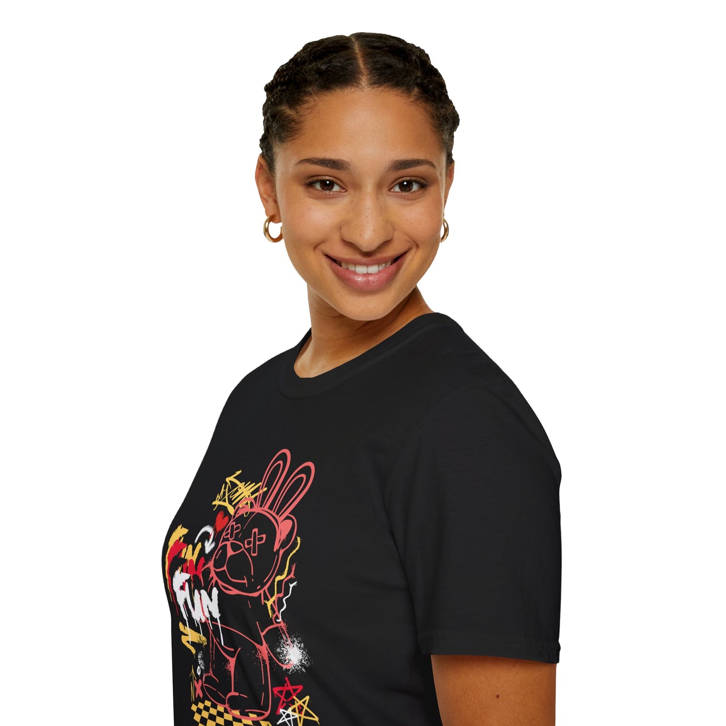 Dead Teddy Bear Graffiti T-Shirt Top