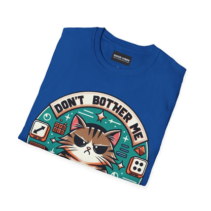 Grumpy Cat Gaming Shirt - Don't Bother Me Right Meow