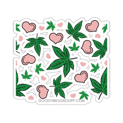 Weed Love Sticker