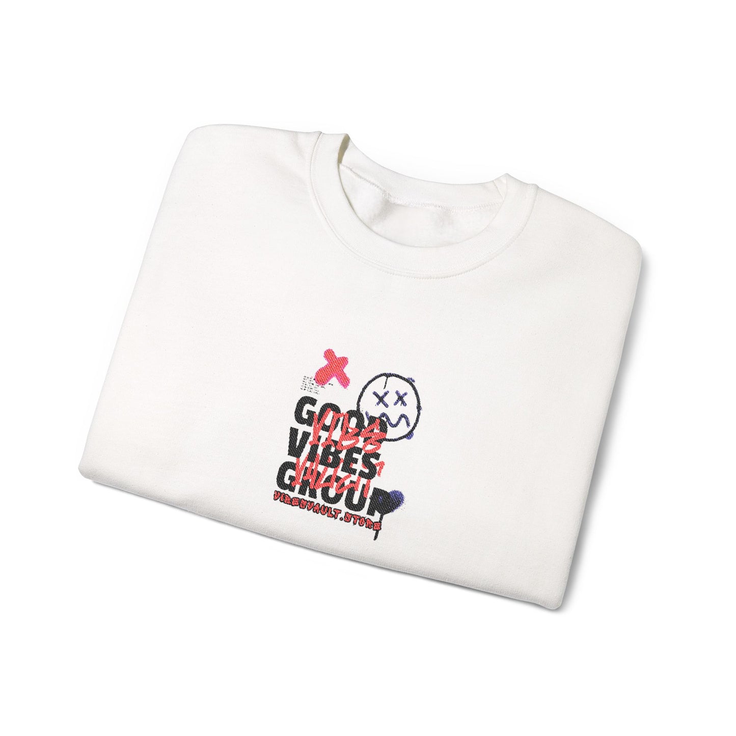 Good Vibes Group Vibes Vault Logo Sweatshirt Unisex Heavy Crewneck