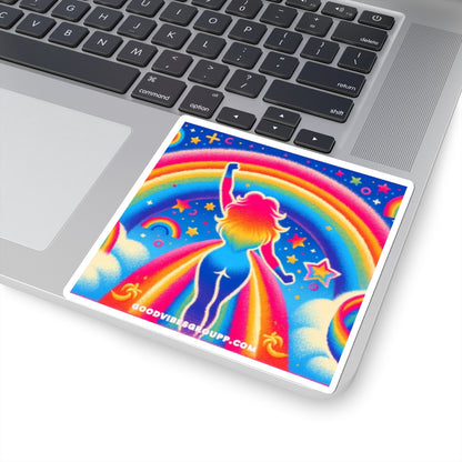 Freedom Rainbow Sticker