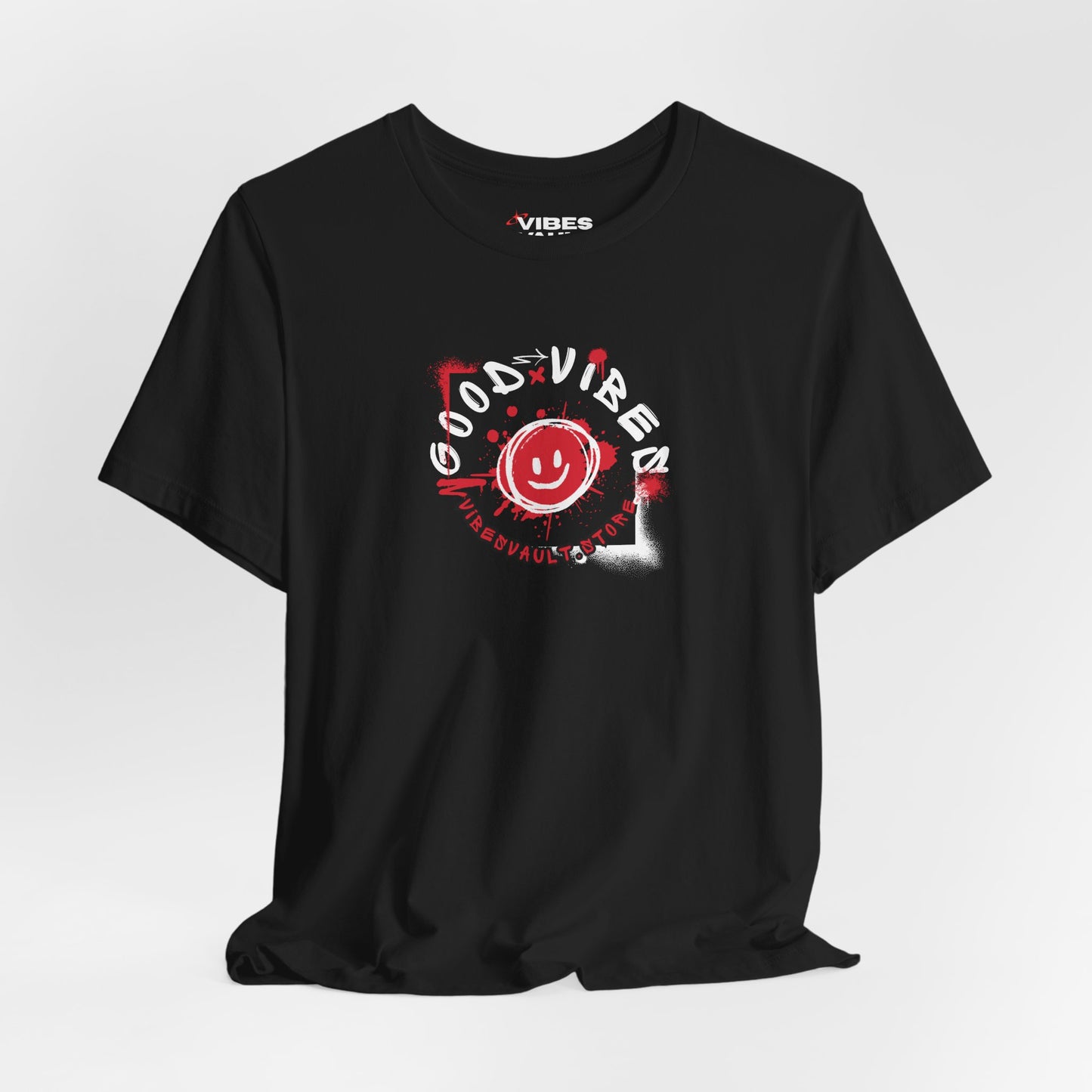 Smile Good Vibes Unisex Graphic T-Shirt