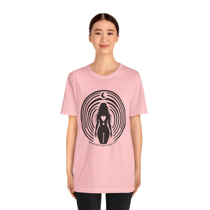 Moon Child Unisex Jersey Short Sleeve Tee - Kesha Rainbow Album Inspired Unique Art - Body Positivity Moons Heart - Graphic T-Shirt Clothes