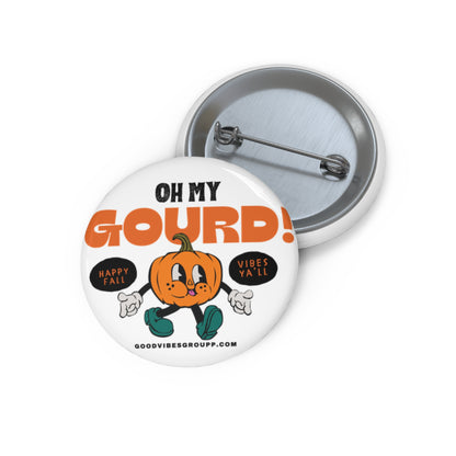 Oh My Gourd Pin Buttons