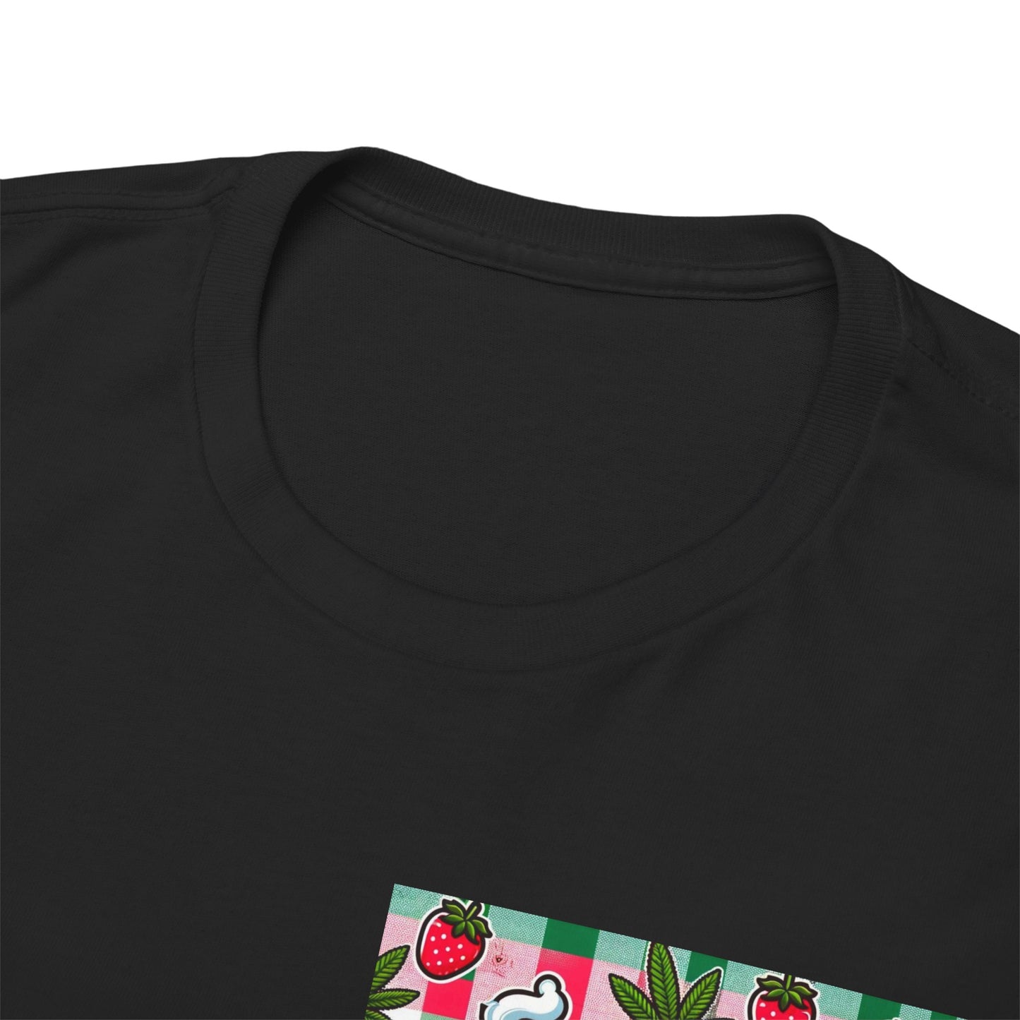 Strawberry Kitty Unisex Heavy Cotton Tee