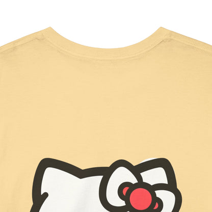 Bow Cat Unisex Heavy Cotton Tee