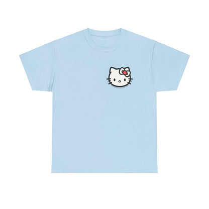 Bow Cat Unisex Heavy Cotton Tee