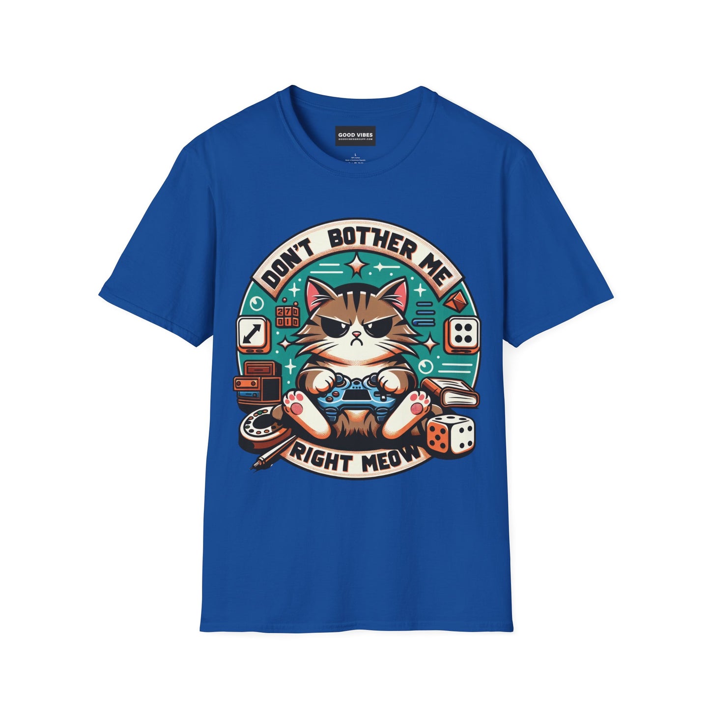 Grumpy Cat Gaming Shirt - Don't Bother Me Right Meow