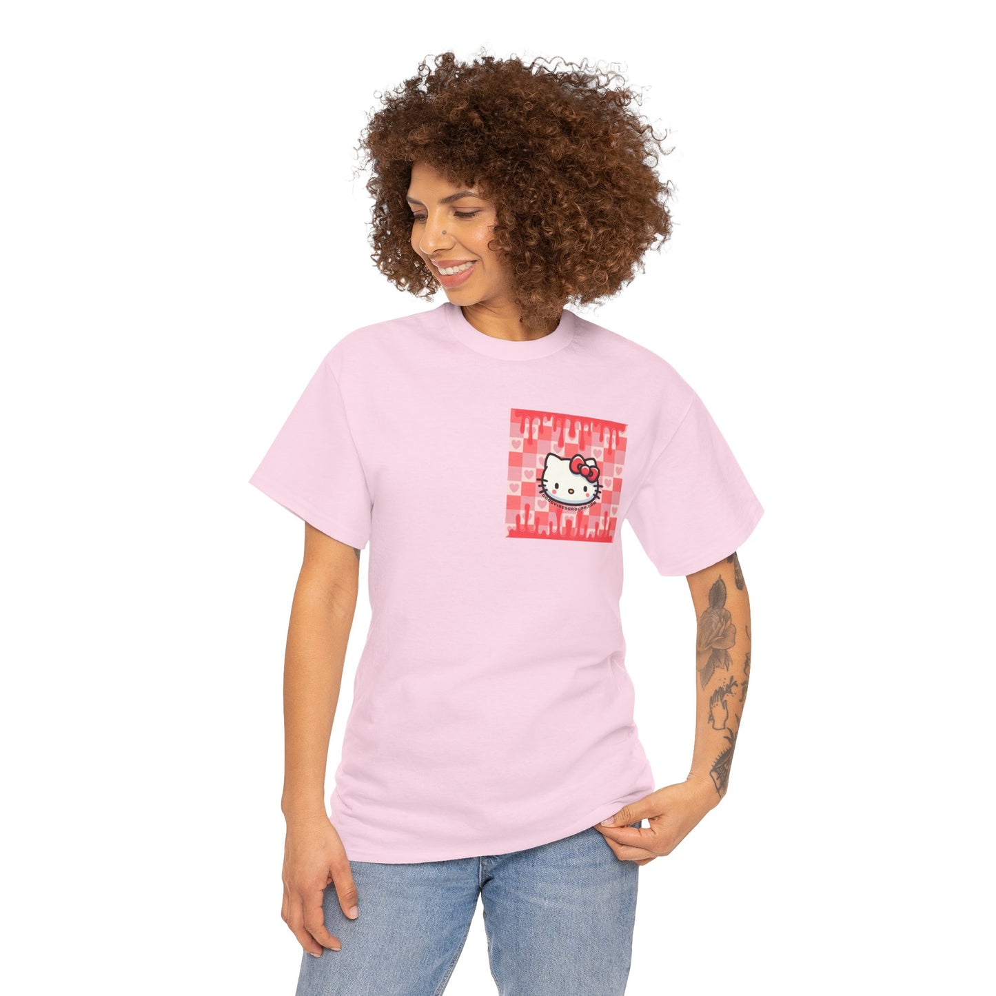 Drip Cat Unisex Heavy Cotton Tee