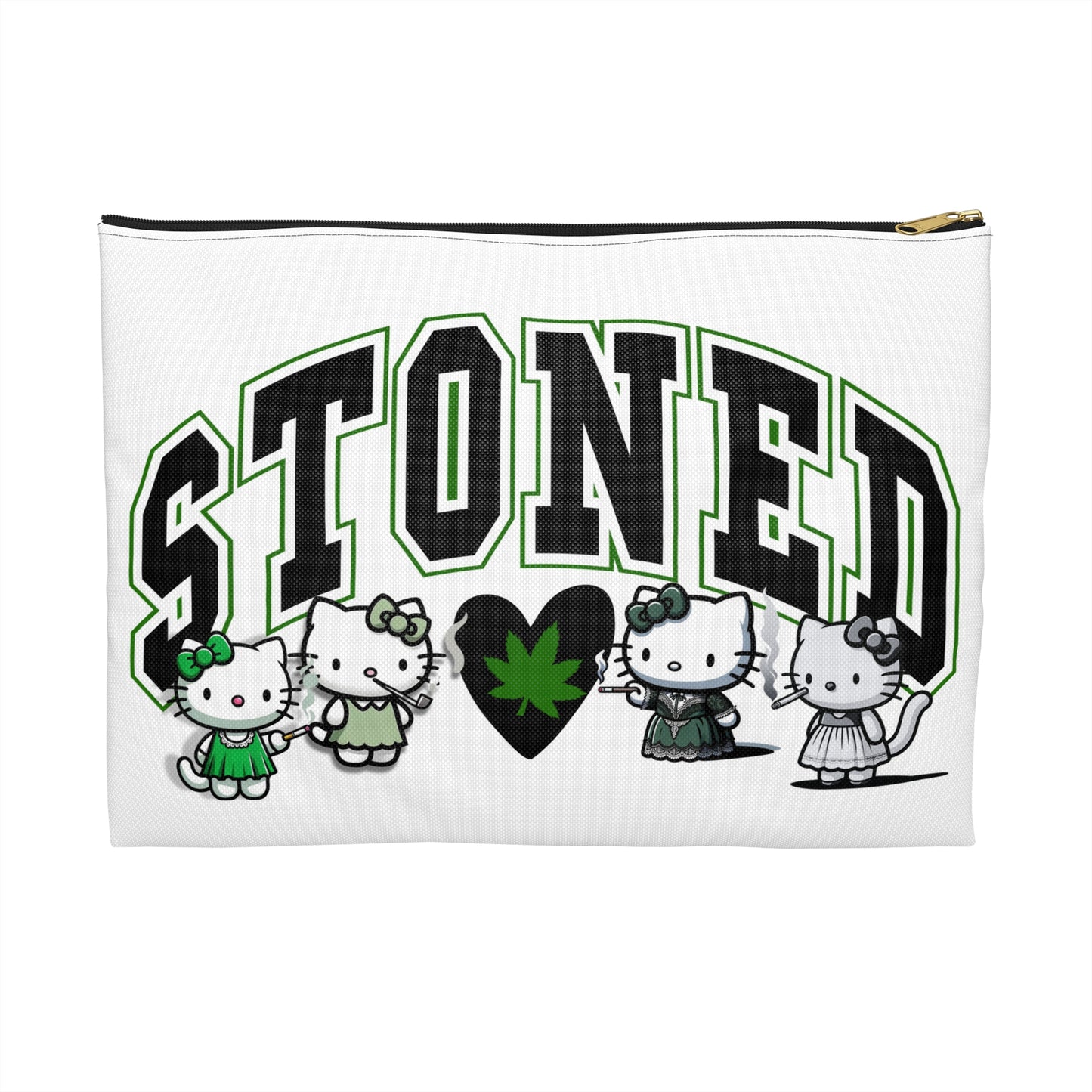 Stoned Cats Zip Close Bag