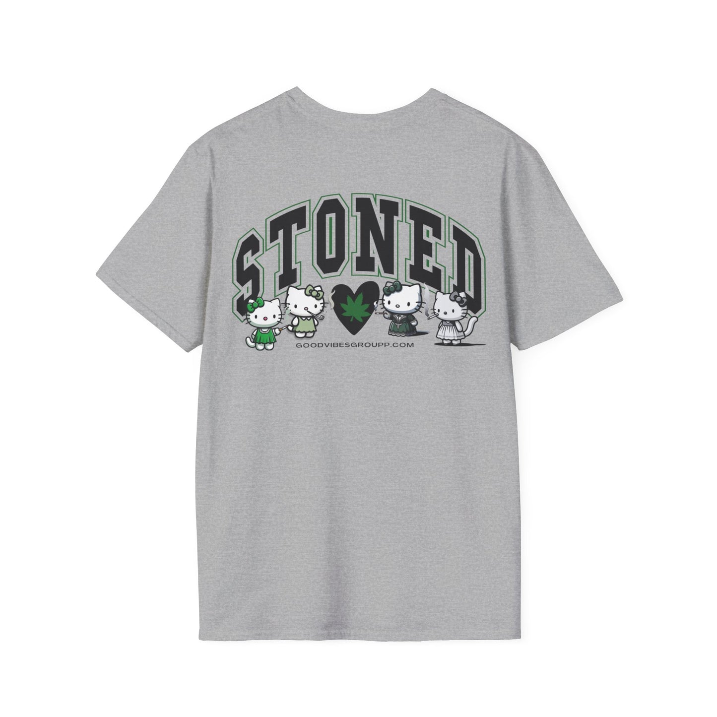 Stoned Cats T-Shirt - Cute Kawaii Cat Lovers