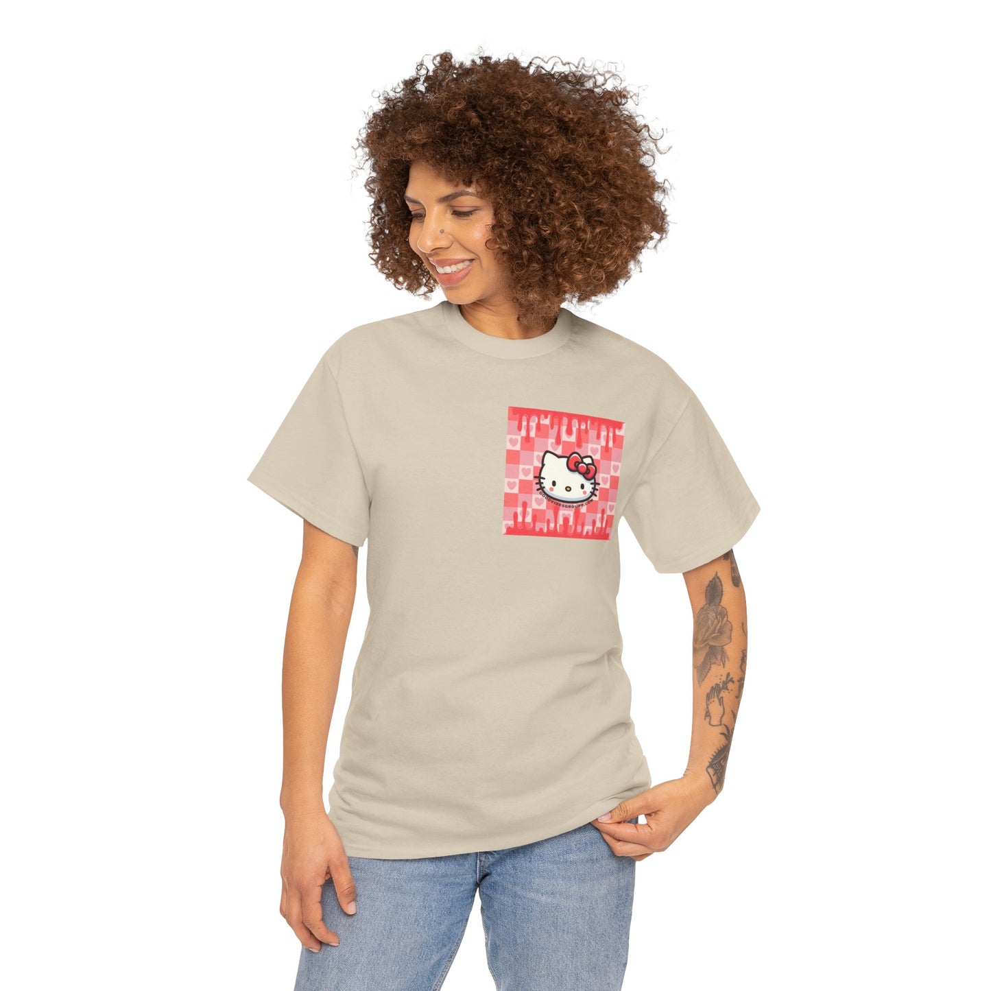 Drip Cat Unisex Heavy Cotton Tee