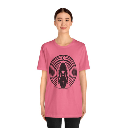 Moon Child Unisex Jersey Short Sleeve Tee - Kesha Rainbow Album Inspired Unique Art - Body Positivity Moons Heart - Graphic T-Shirt Clothes