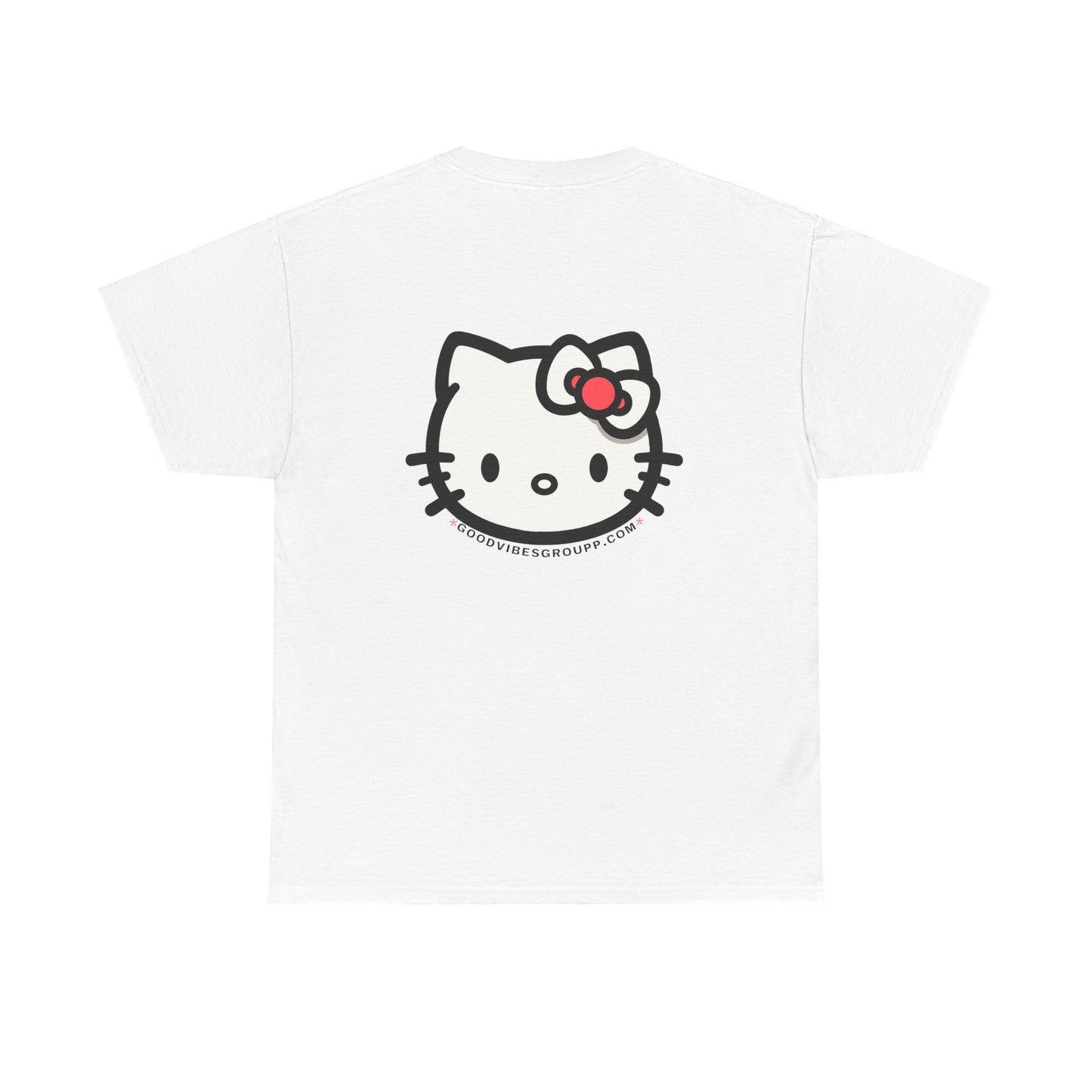 Bow Cat Unisex Heavy Cotton Tee