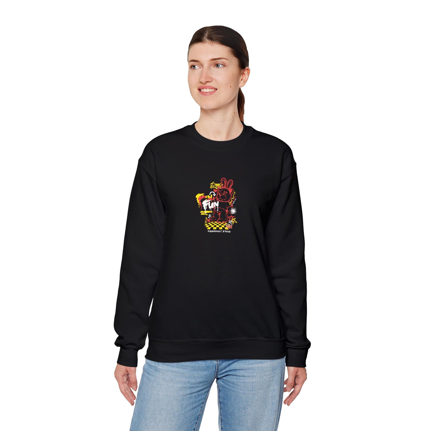 Dead Teddy Bear Sweatshirt Unisex Heavy Crewneck