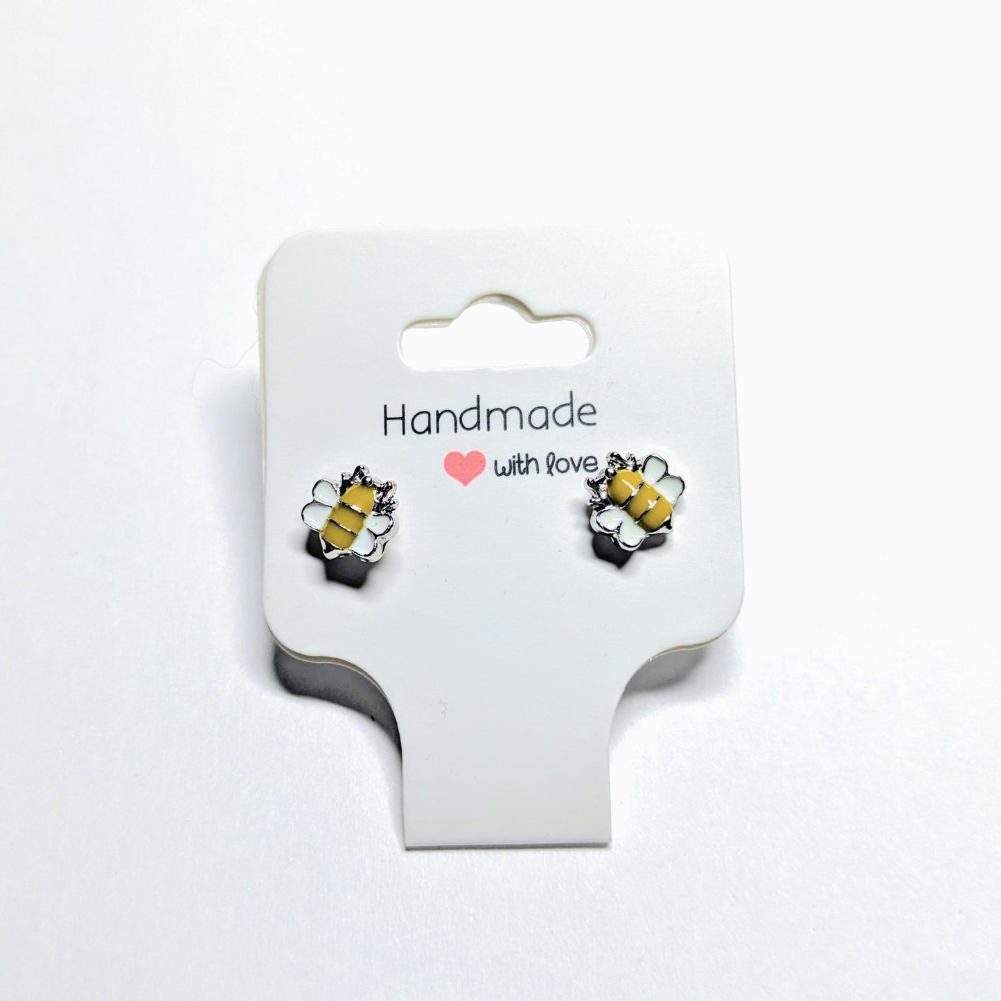 🐝 Cute Yellow Bumblebee Earrings Set